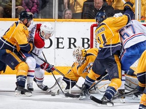 The Montreal Canadiens visit the Nashville Predators at Bridgestone Arena in Nashville, Wednesday Nov. 22, 2017.