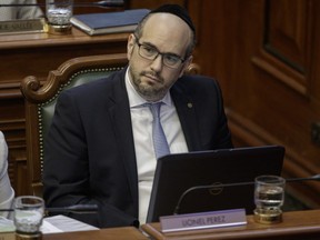 Montreal city councillor Lionel Perez during a council meeting at city hall June 20, 2016.