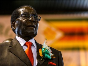 Robert Mugabe has been removed as president of Zimbabwe's ruling ZANU-PF party and replaced by his former vice president Emmerson Mnangagwa.