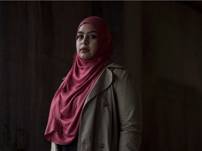 Masuma Khan poses in Halifax on Saturday, October 28, 2017. The Dalhousie Student Union says women of colour are under attack and the university is failing to support them.