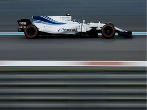 Williams driver Lance Stroll of Canada steers his car during the Emirates Formula One Grand Prix at the Yas Marina racetrack in Abu Dhabi, United Arab Emirates, Sunday, Nov. 26, 2017.