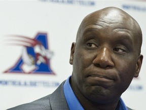 "If we restarted the season, knowing what I know now and with the exact same people, we'd probably have a better outcome," said Alouettes general manager and interim head coach Kavis Reed at a post-season news conference in Montreal on Saturday, Nov. 4, 2017. "There are decisions I could have made that would have tweaked the outcome."