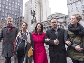 Valerie Plante with François Limoges, Sophie Mauzerolle, Robert Beaudry and Rosannie Filato