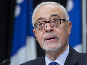 Carlos Leitão will present an update on Quebec's finances Tuesday.