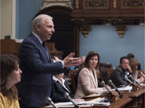 Parti Québécois Leader Jean-François Lisée, seen in a September 2017 file photo, described the Bonjour Hi greeting as the "symbol of widespread bilingualism in Montreal today."
