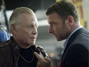 Liev Schreiber, right, in the title role of Ray Donovan, opposite his TV father, played by Jon Voight.
Suzanne Tenner, Suzanne Tenner/SHOWTIME