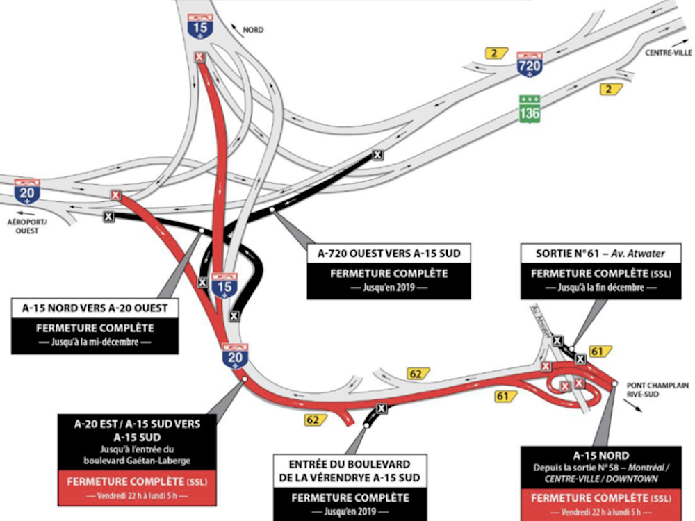 Weekend Traffic Update Part Of Highway 15 Closed For Entire Weekend   Screen Shot 2017 11 30 At 7 02 20 Pm 720 