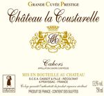 Cahors 2014, Grande Cuvée Prestige, Château la Coustarelle, France red, $19.25, SAQ # 482240