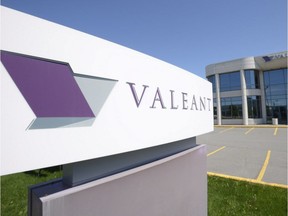The head office of Valeant Pharmaceuticals in Laval.