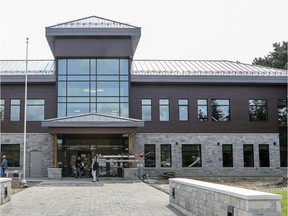 A new community room on the ground floor of the town hall facility, constructed this past summer, is expected to open for public use in early 2018.
