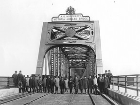 Victoria Jubilee Bridge, Montreal, 1897.