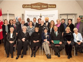 Twenty members of the Vaudreuil-Soulanges community were presented with Canada 150 community service awards in Vaudreuil-Dorion.