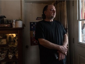 Mike Lafortune at his home in Cote-des-Neiges. "All the tenants who are being evicted, we're all good tenants,” he says. “We all pay our rent on time.”