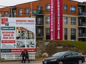 A condo development in booming Vaudreuil-Dorion as seen last year.
