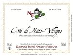 Côte de Nuits-Villages 2015, Henri Naudin-Ferrand, France red, $36.75, SAQ # 11958564.