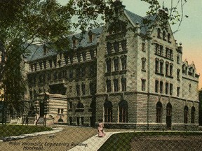 McGill University, Engineering Building, ca 1910.