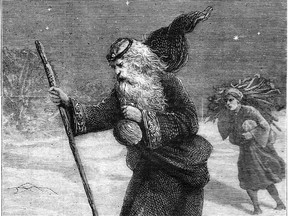 A 1883 illustration of Good King Wenceslas. The real-life version became king at 18 and was murdered at 32.