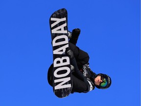 Max Parrot of Canada competes in the final of the FIS Snowboard World Cup 2018 Men's Big Air during the Toyota U.S. Grand Prix on December 10, 2017 in Copper Mountain, Colorado.