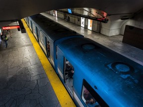 The Beaubien métro station, which is now part of the STM's underground cellphone network.