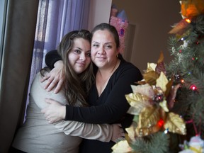 Paulina Alonso with her mother, Talina Alonso Perez. The family were helped by Sun Youth after Paulina was diagnosed with Lupus.