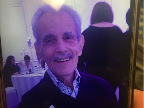 Dimos Zervos, 82, was reported missing on Friday, Dec. 15, 2017, by Montreal police.