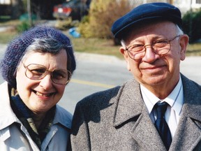 Sonja and John Franken are seen in Côte-des-Neiges in the 1990s.
