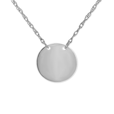 For the millennial in the family, this delicate circle disc pendant hits the right understated note, with an adjustable chain in 14-karat white, yellow or rose gold. Starting at $195.