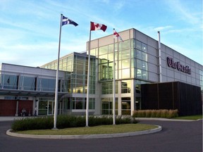 The Montreal Gazette's printing plant on St-Jacques St. when it was brand new in 2002. It was sold in 2017 to a data company.