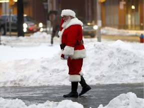 Keep your walkways well salted in case it's too slippery for Santa to land on the roof.