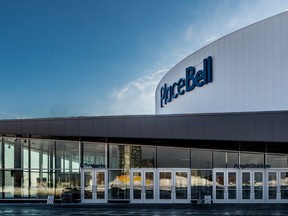 Place Bell in Laval, the home of the Laval Rocket, the Montreal Canadiens' farm team.