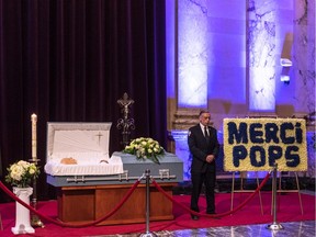 Father Emmett "Pops" Johns, 1928-2018, lies in state at the Hall of Honour at Montreal City Hall on Thursday, Jan. 25.