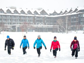 Entourage sur-le-Lac is a spectacular new lakefront resort 15 minutes north of Quebec City that specializes in active wellness.