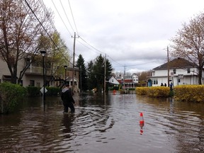 Flooding in Ste-Anne-de-Bellevue last year. (Photo courtesy of Ryan Young)