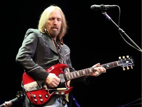 Tom Petty and the Heartbreakers in concert  at the Bell Centre in  Montreal on August 28, 2014.
