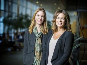 Concordia professors Linda Booij (left) and Angela Alberga (right).