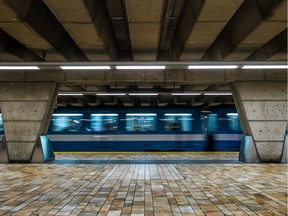 The Longueuil station on the Montreal metro's Yellow Line on Thursday, October 6, 2016.