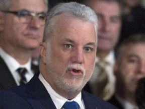 Quebec Premier Philippe Couillard. THE CANADIAN PRESS/Jacques Boissinot