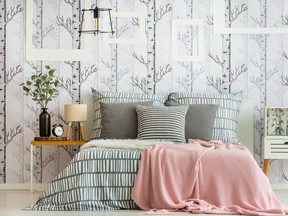Adding an accent wall is a quick and easy way to give your bedroom a whole new look.