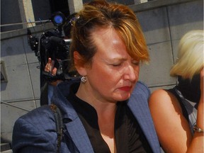 Joëlle Roy, then a defence lawyer, accompanying a client in 2008.
