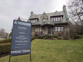 A luxury home that was for sale in Montreal area in 2015.