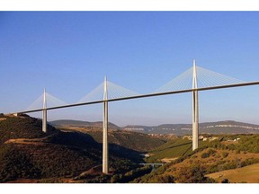 The Millau Viaduct is the world's tallest bridge.