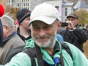 Robin Edgar, seen here in 2013, was arrested and is expected to be charged with harassment of Côte-des-Neiges–Notre-Dame-de-Grâce borough mayor Sue Montgomery.