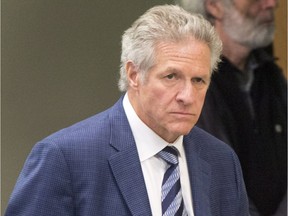 Tony Accurso walks to the courtroom in Laval, Quebec on Monday, November 13, 2017.