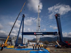 Seaspan Vancouver Shipyards in North Vancouver, B.C. in 2014: Under the National Shipbuilding Strategy, Seaspan Shipyards was competitively selected by the government of Canada to build non-combat vessels for the Canadian Coast Guard and Navy, Seaspan's Tim Page writes.