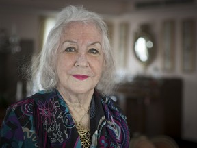 'The whole point of life is creation,' says novelist Janet Savage Blachford, whose terminal leukemia diagnosis came partway through writing her latest novel. "Far from (being a burden), it saved me, it gave me life. Without writing I never would have made it this far." (Pierre Obendrauf / MONTREAL GAZETTE)