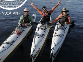 The Pincourt Library will hold a conference about a trio of adventurers who embarked on a 7,350-km kayak expedition to Mexico.