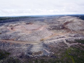 An iron mine near Quebec-Labrador border. The mining company Arcelor Mittal has informed the Quebec Environment Department that a broken generator in the area has caused the spill 16,700 litres of diesel