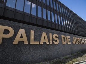 The exterior of the Montreal courthouse in 2016.