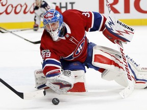 Charlie Lindgren was called up from the AHL's Laval Rocket on an emergency basis after Carey Price missed the Canadiens' practice on Wednesday for a therapy day.