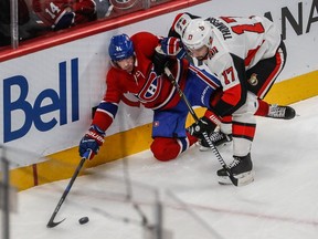 Quick healer: After absorbing scary blow Tuesday in St. Louis, Canadiens winger Paul Byron is expected to face the Hurricanes Thursday night in Raleigh, N.C.